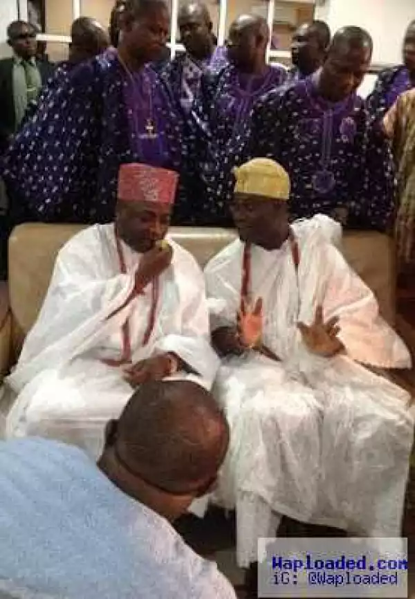 Photos: Ooni Of Ife, Alaafin Of Oyo, Attend Toolz & Tunde